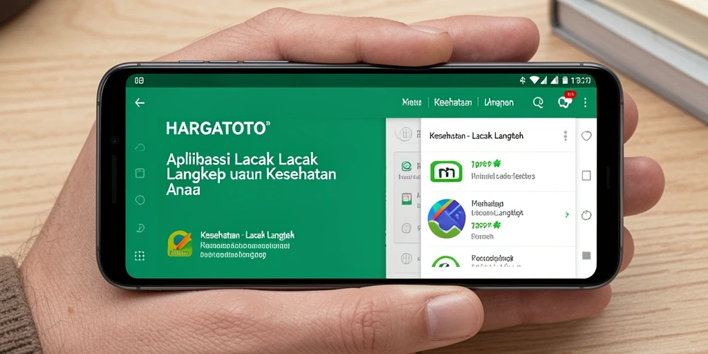 Tampilan antarmuka HARGATOTO yang ramah pengguna dan informatif.