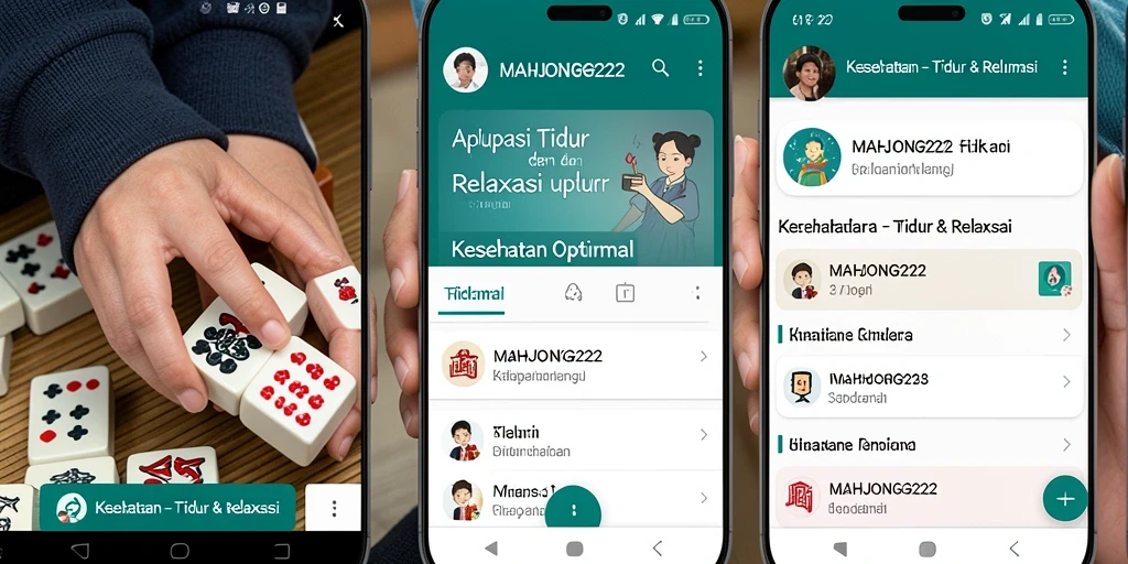 Antarmuka pengguna MAHJONG222 untuk relaksasi yang nyaman dan menarik.