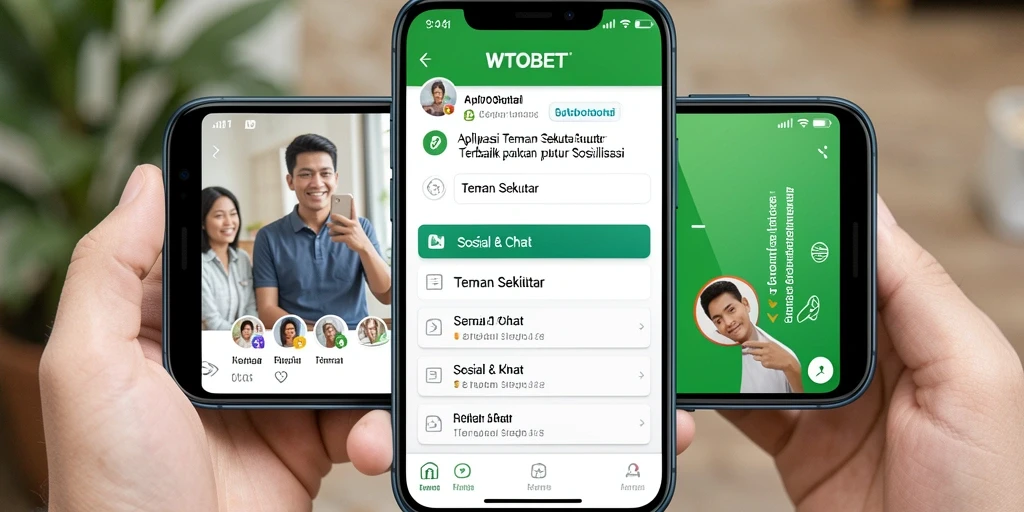 Antarmuka utama WTOBET yang memudahkan interaksi sosial.
