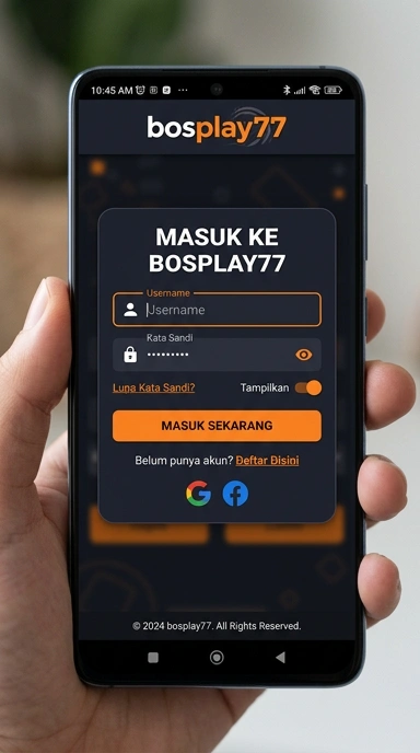 Masuk Akun bosplay77 dengan Mudah dan Cepat