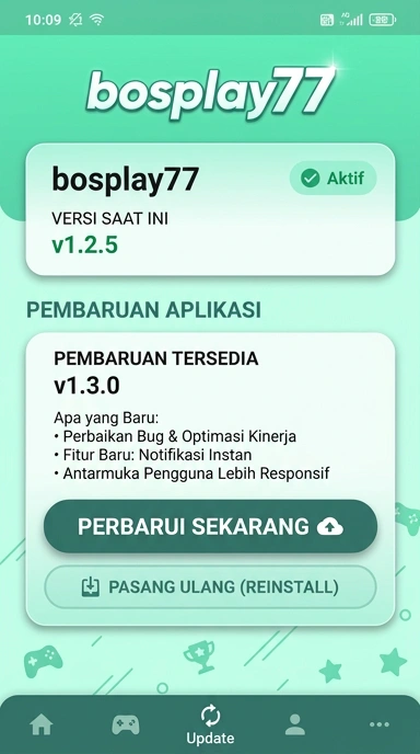 Riwayat Versi terbaru bosplay77 untuk pengguna Android
